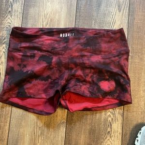 NoBull red marble shorts